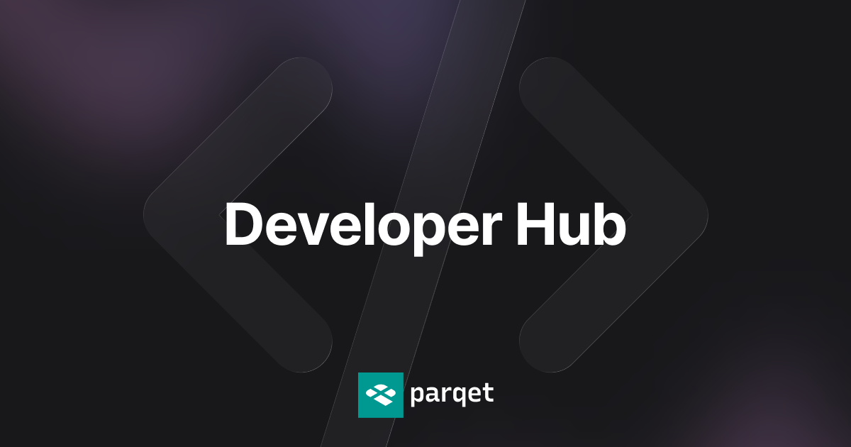 Developer Hub | Parqet