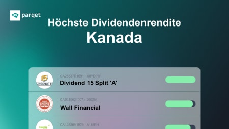 Top 100 Dividendenaktien Kanada